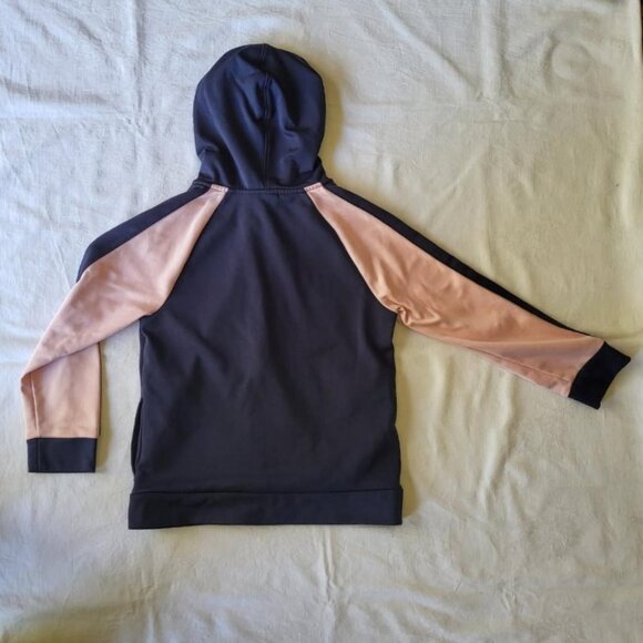Girls Puma size 8 pink and blue hooded zip jacket - Picture 2 of 7